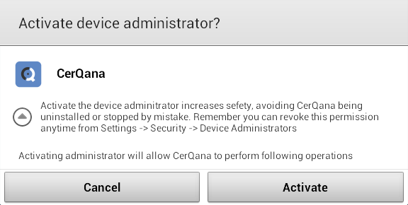 Device administrator